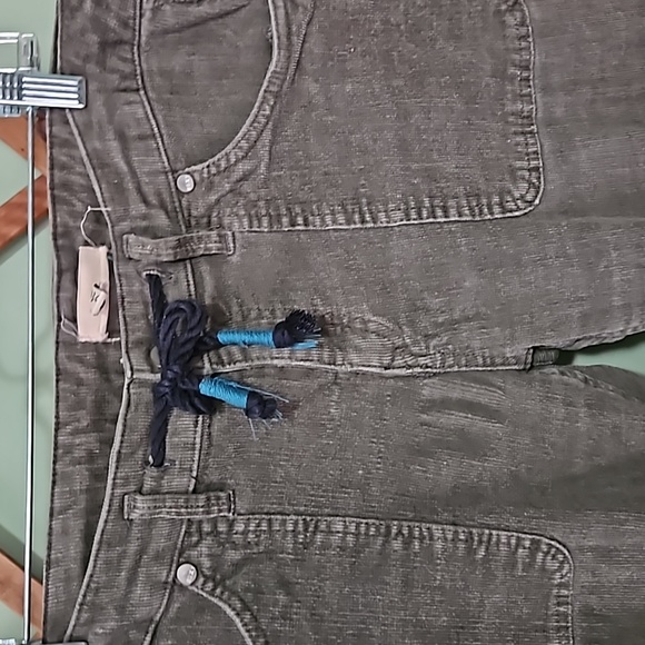 Flare Courdory Green Pants Size 30 Roxy - Picture 2 of 7